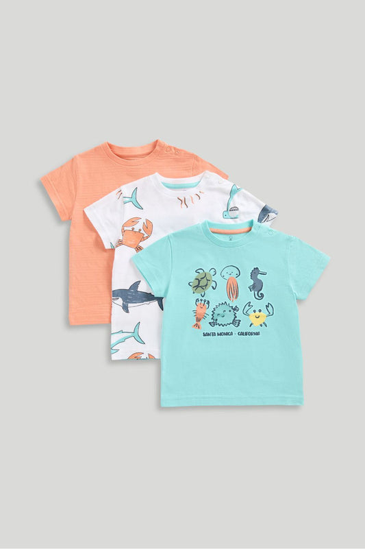 Mini Boys  Vintage Lens 3Pk Ss Tee