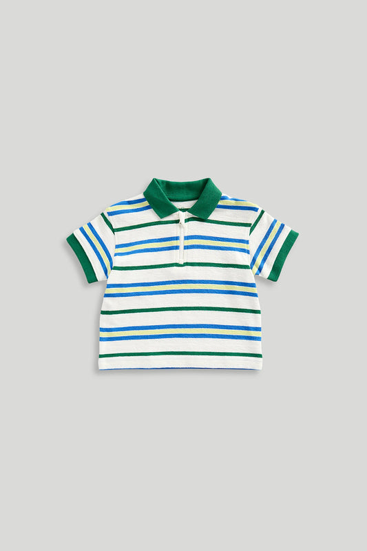 Mini Boys Retro Refresh Stripe Polo