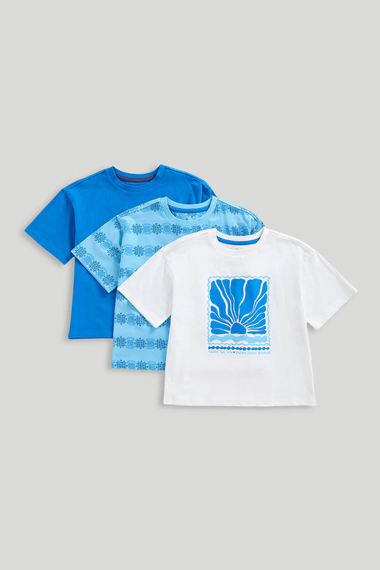 Blue T-Shirts - 3 Pack