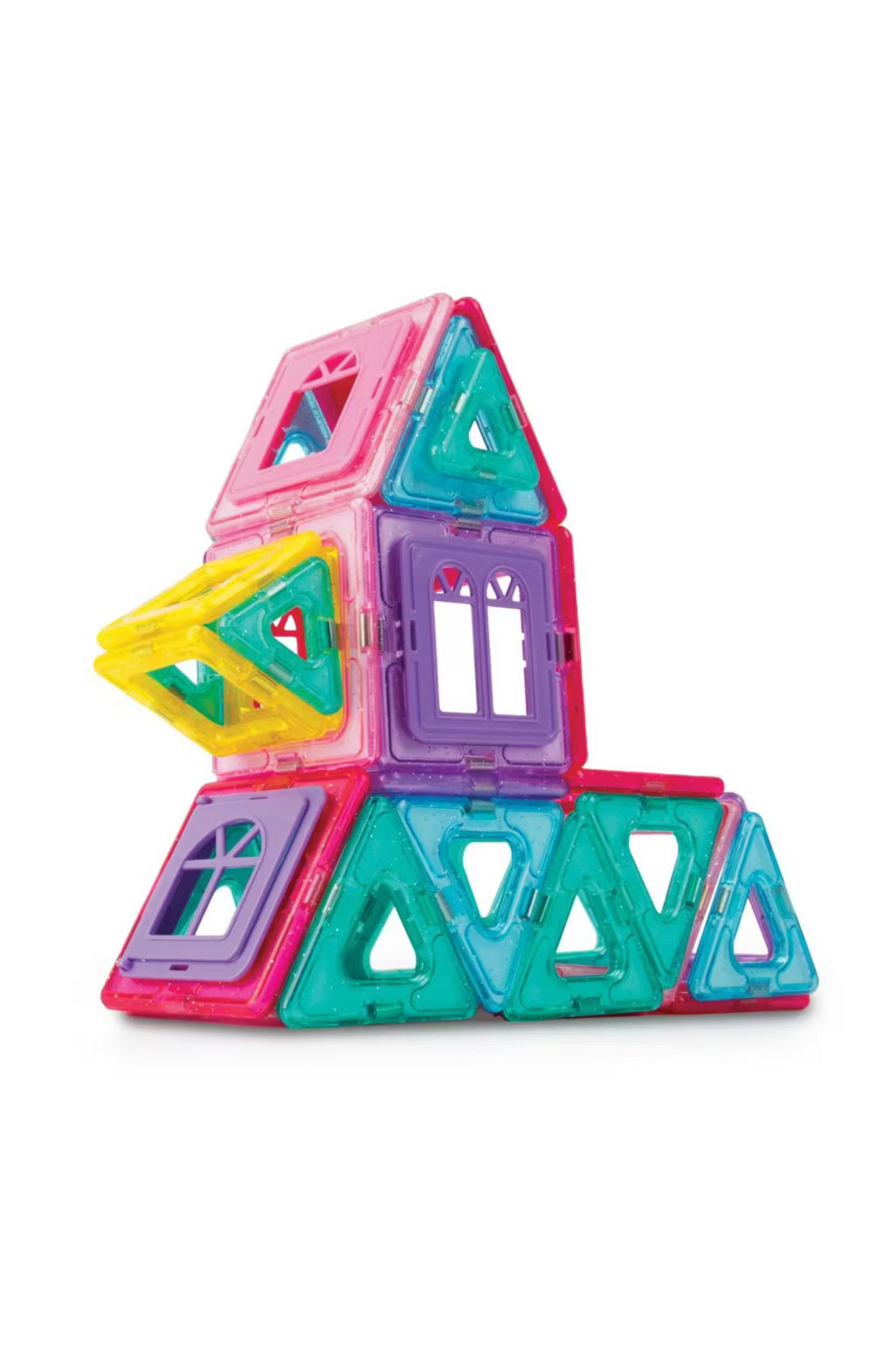 Magnimake 38 Piece Magnetic Tile Mansion Set