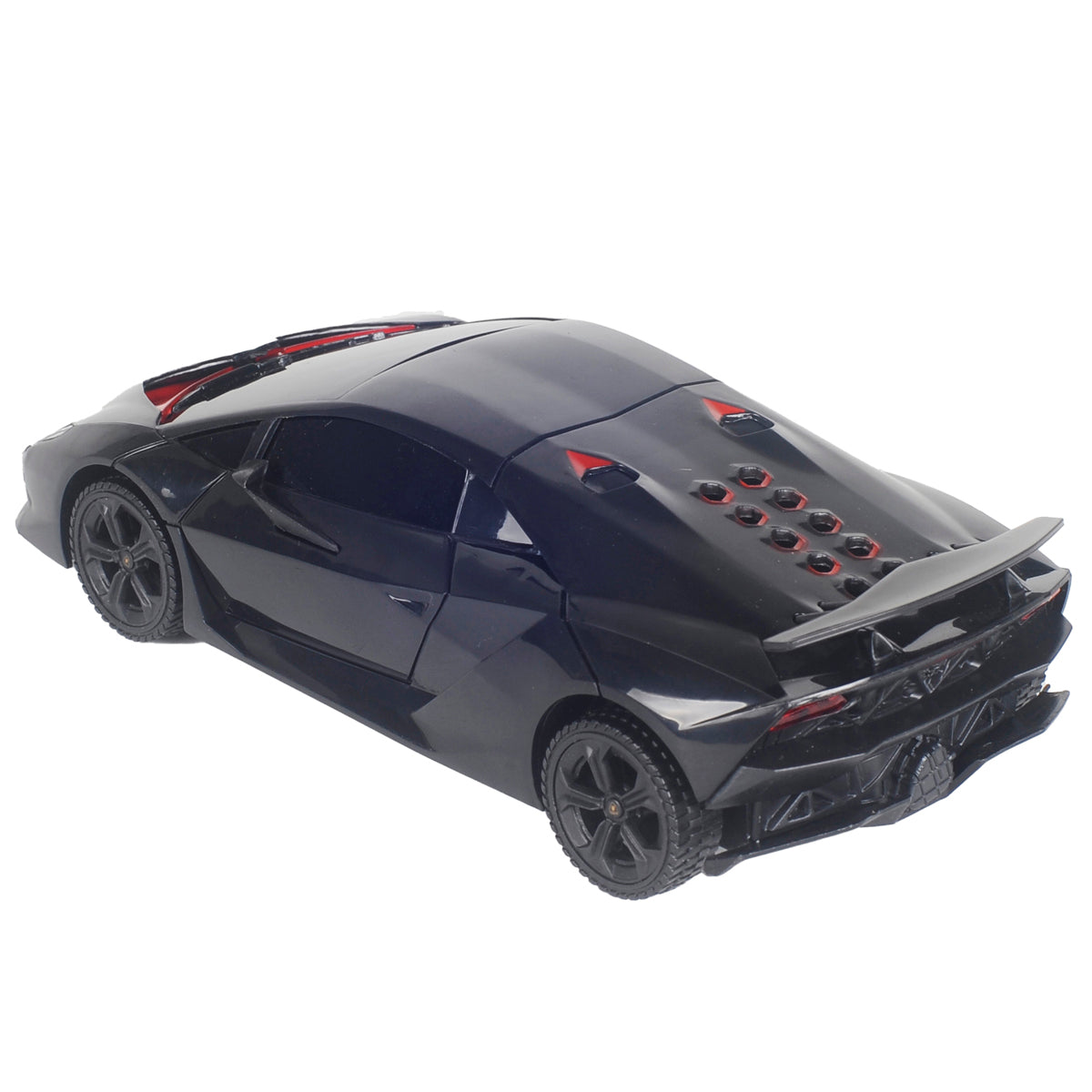 Friction Powered Black Lamborghini Sesto Elemento Car