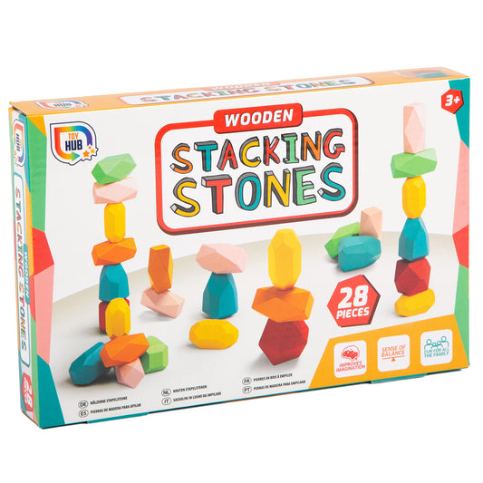 Play & Win Wooden Stacking Stones