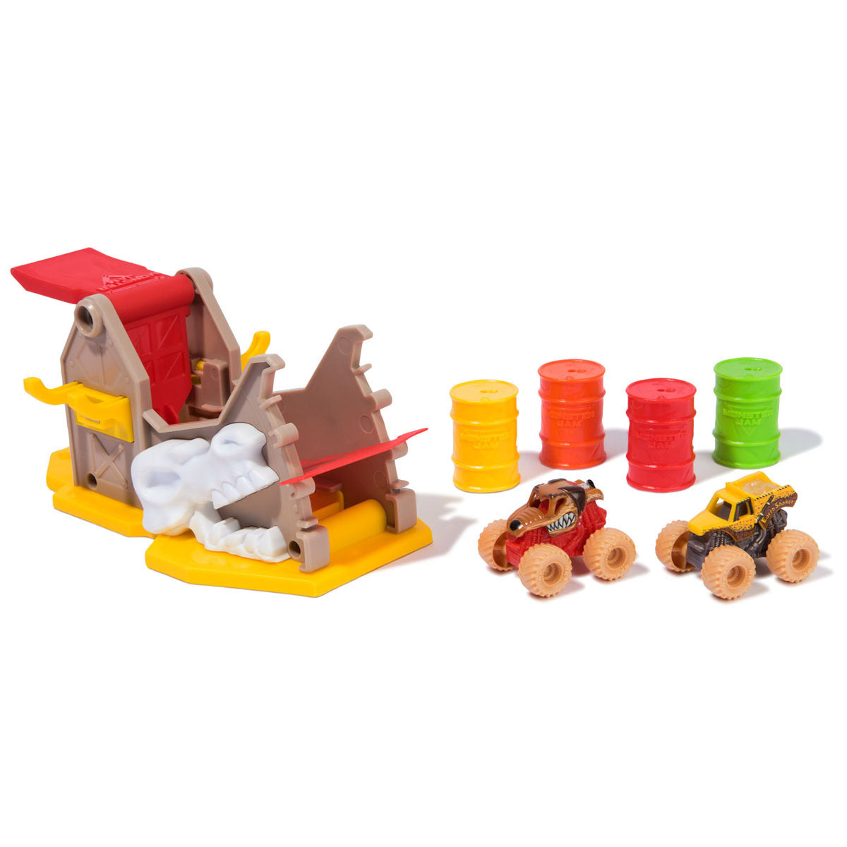 Monster Jam Mini Jams Earthshaker Boneyard Blaster Playset