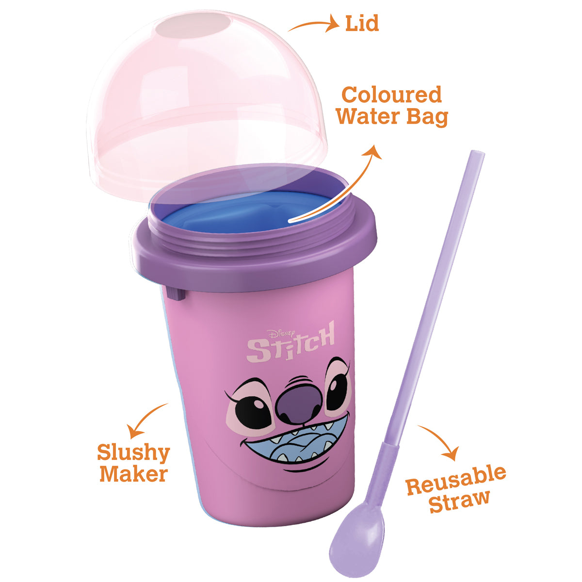 Chillfactor Disney Stitch Slushy Maker Craft Set Assortment
