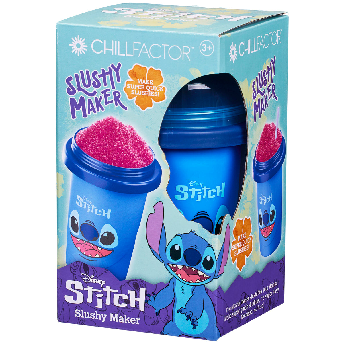 Chillfactor Disney Stitch Slushy Maker Craft Set Assortment