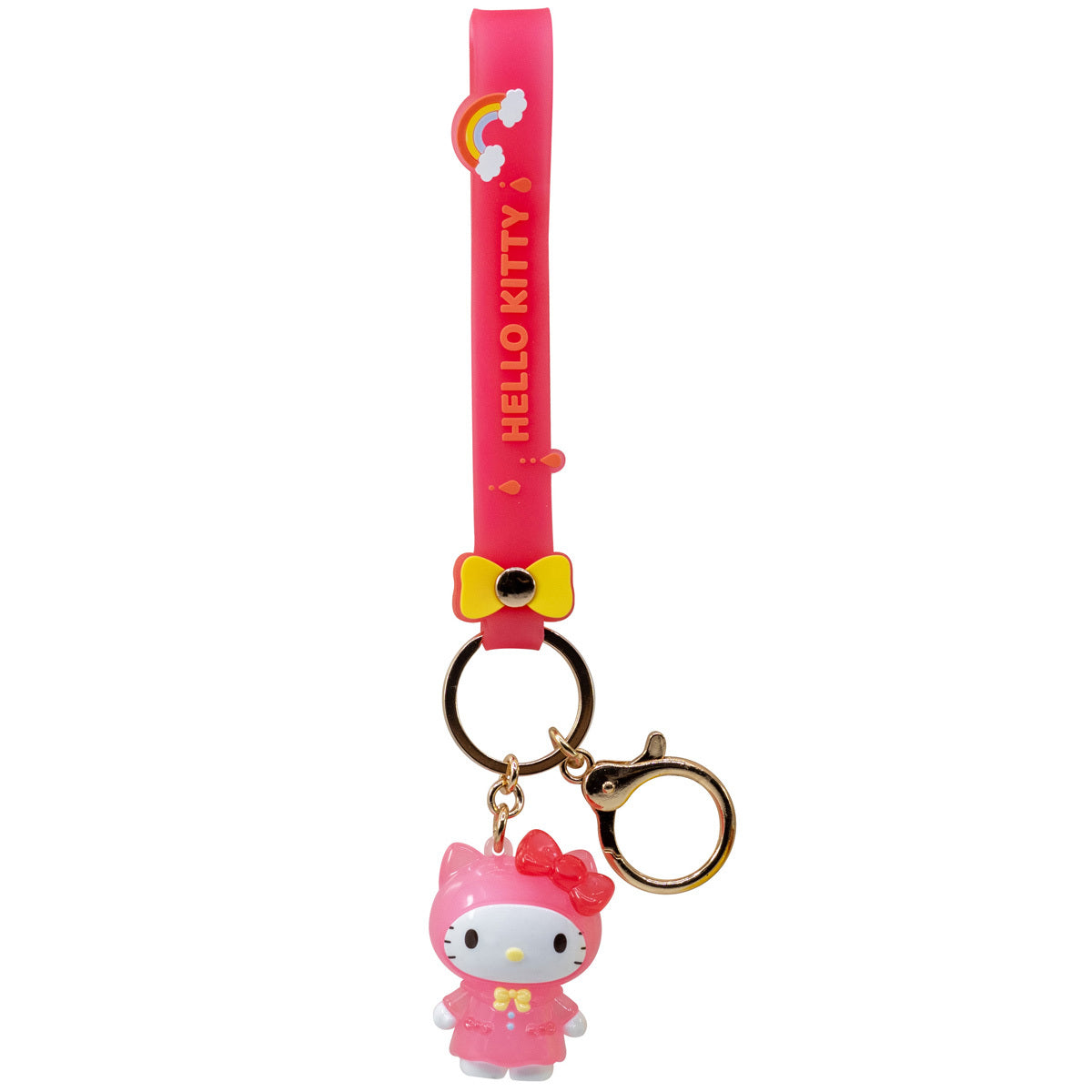 Yume Hello Kitty And Friends Raincoat Keyring