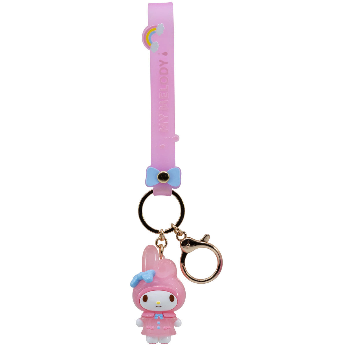 Yume Hello Kitty And Friends Raincoat Keyring