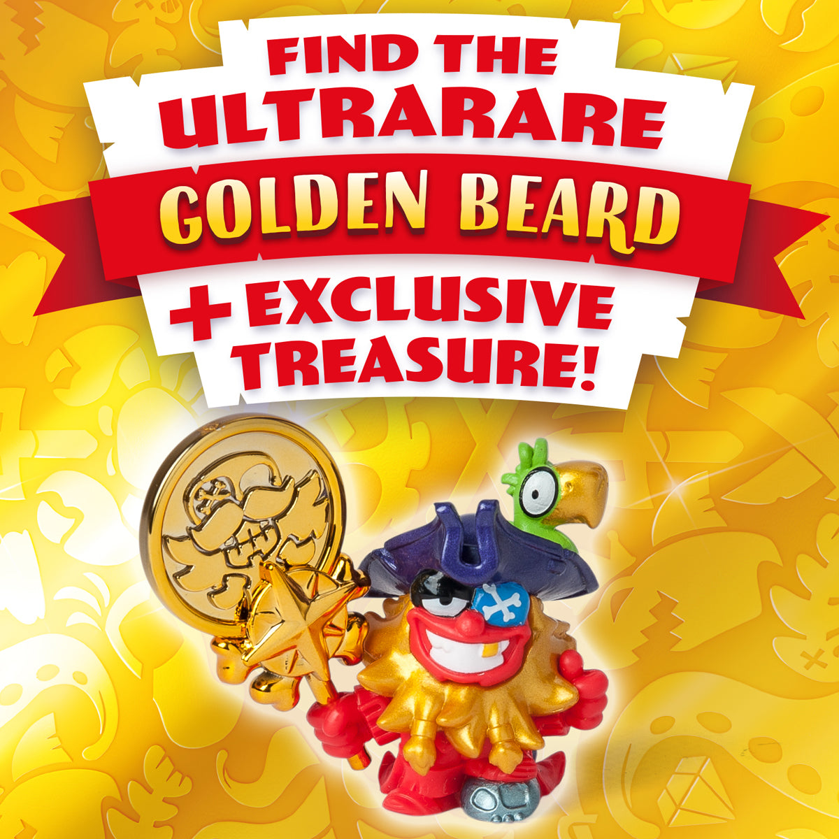 Piratix Adventure Wold Golden Treasure Figure 4 Pack Assortment