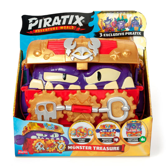 Piratix Adventure World Monster Treasure Chest Playset