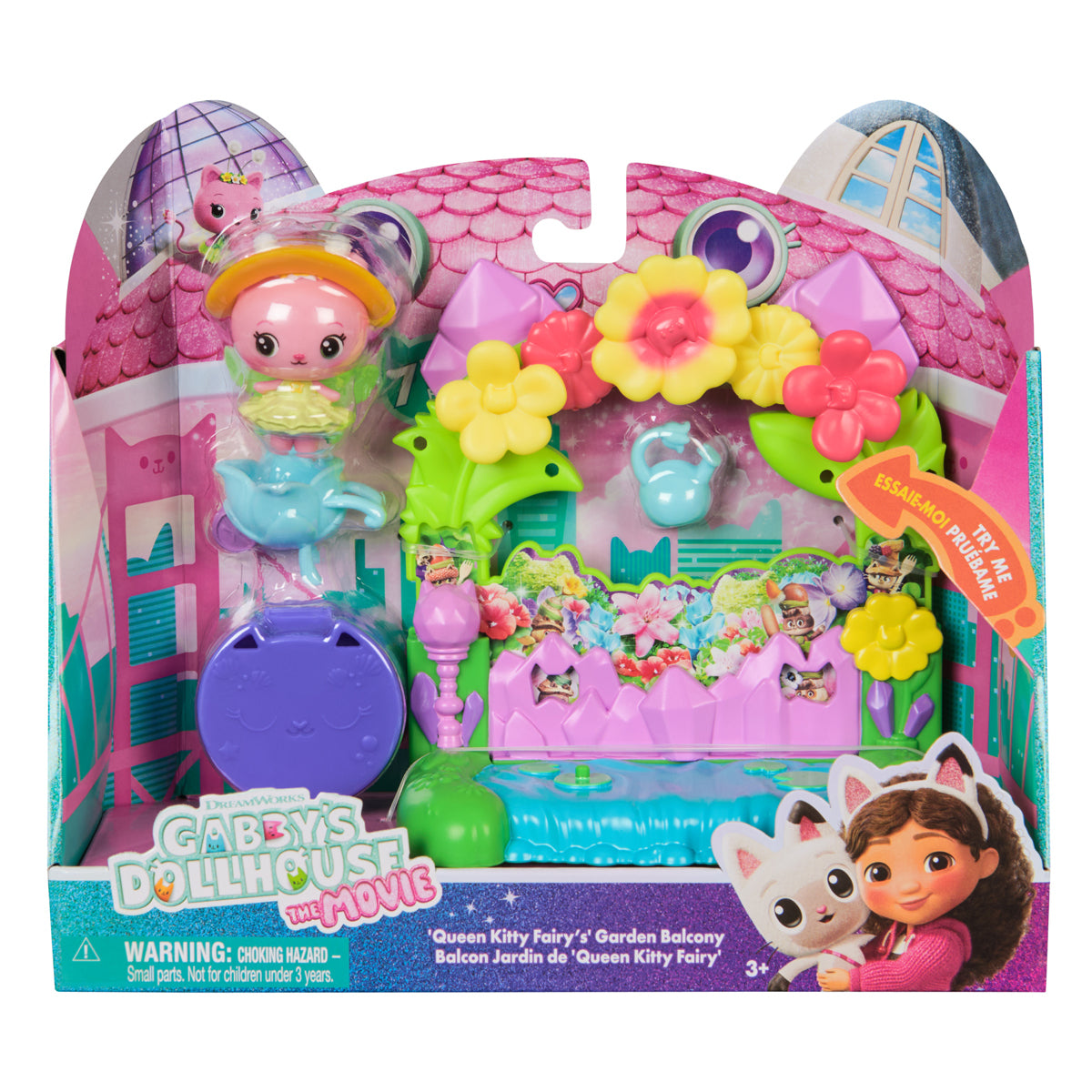 Gabby'S Dollhouse: The Movie Balcony Crystal Garden