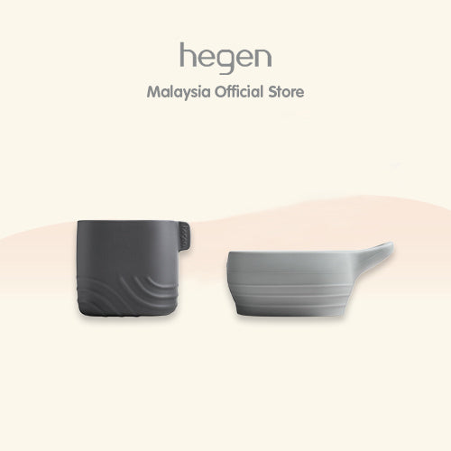 Hegen PCTO™ 450ml/15oz Lifestyle Bottle PPSU Slate Grey with Loop and Boot