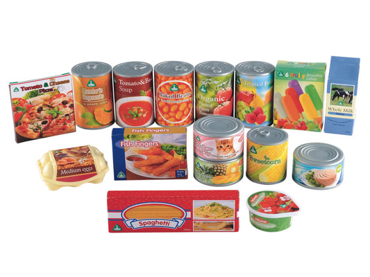 Early Learning Centre Playfood Cans + Groceries