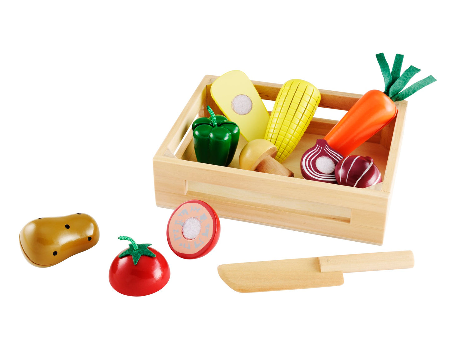 Early Learning Centre Wooden Vegetable  Crate