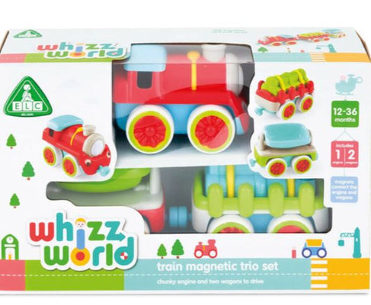 Early Learning Centre Whizz World Magnetic Train Trio Set