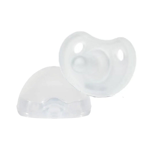 Mother-K Silicone Pacifier With Case White
