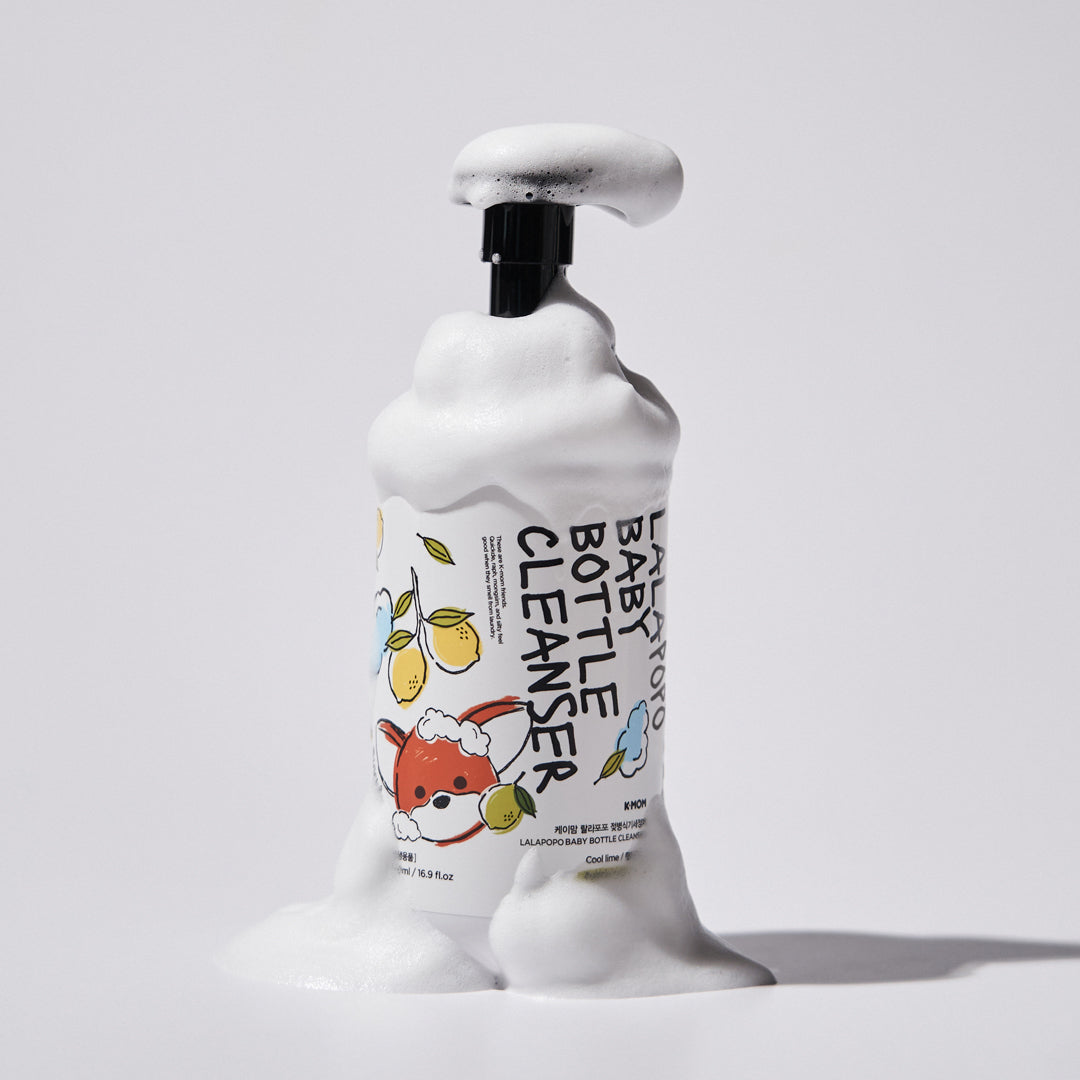 K-Mom Lalapopo Baby Bottle Cleanser Bubble 500ML