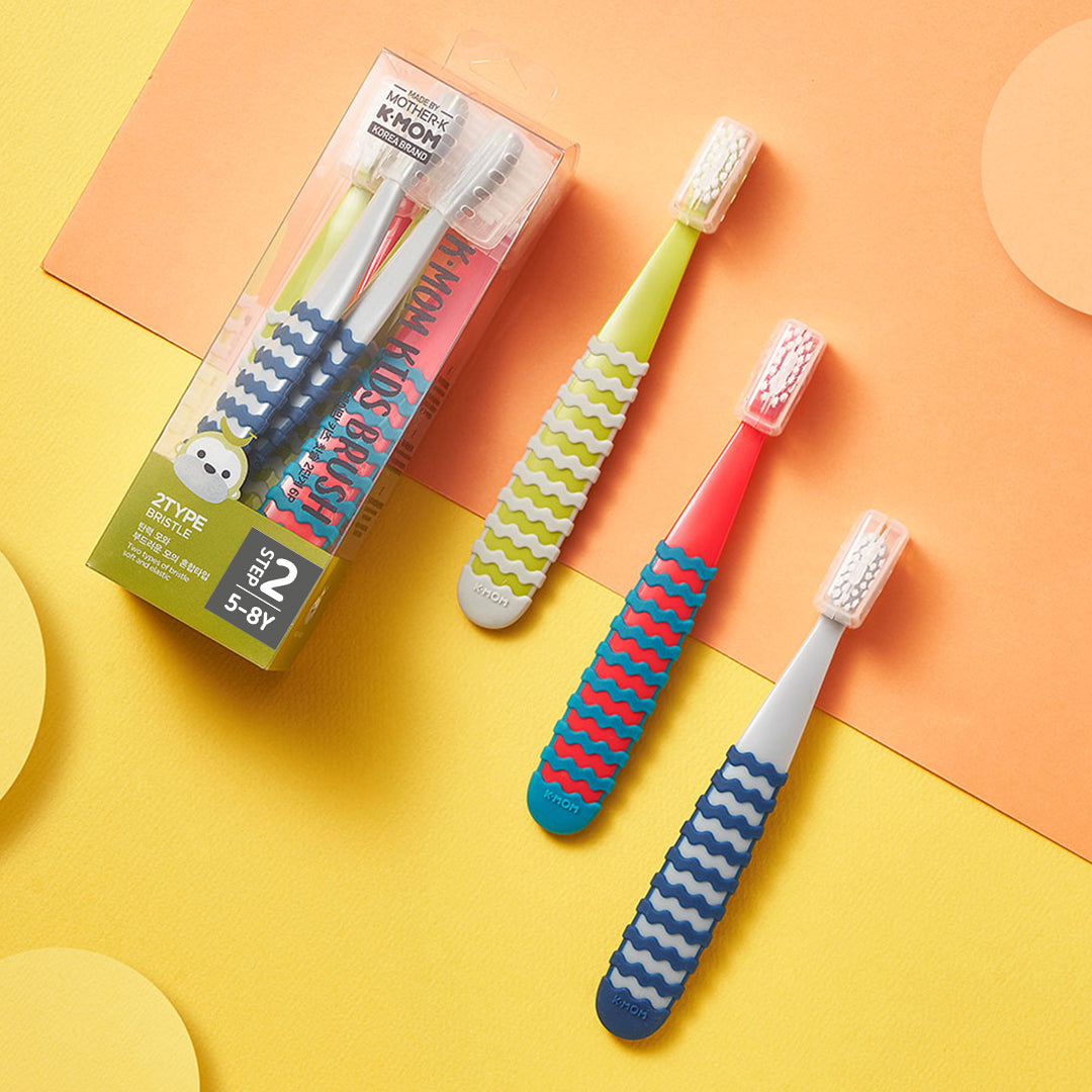 K-Mom Kids Toothbrush 6Pc Step 2 (5-8Years)