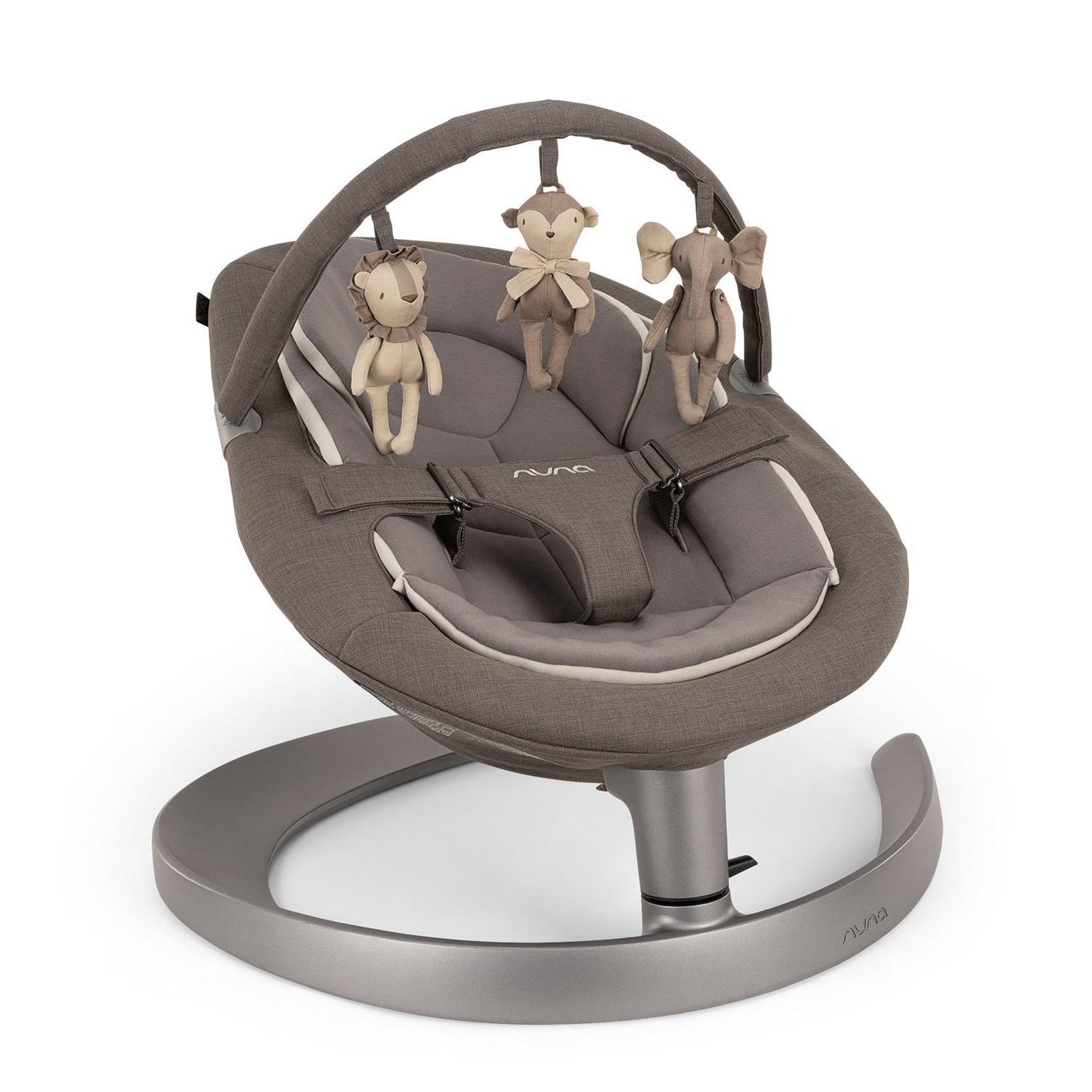 Nuna Leaf Grow Bouncer With Toybar Granite