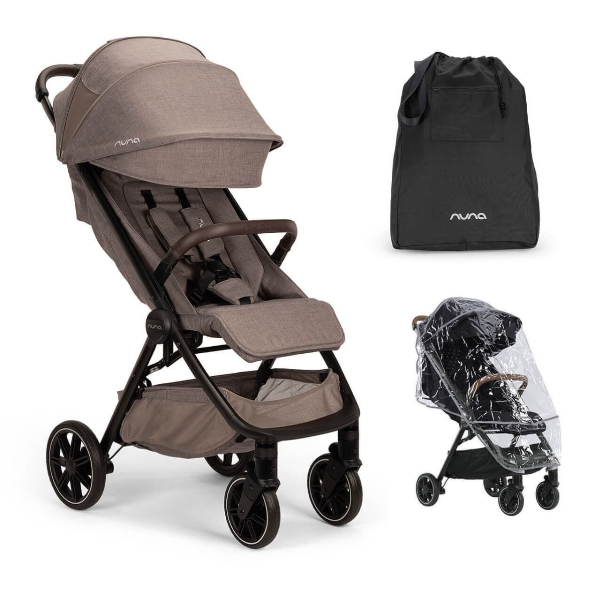 Nuna Trvl Lx With Raincover & Travel Bag (Cedar)