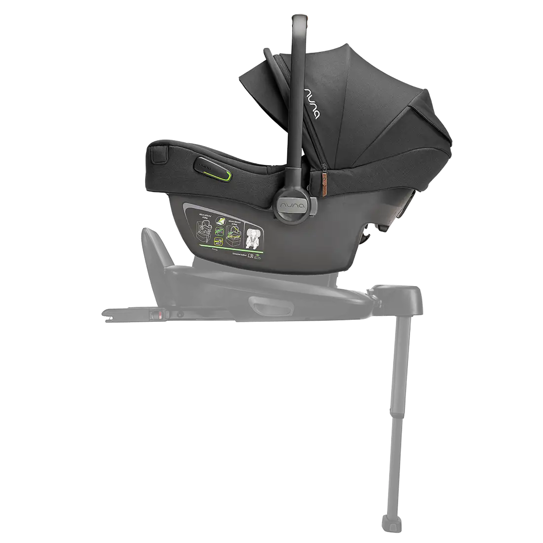 Nuna Pipa Next Carry Car Seat (Caviar)