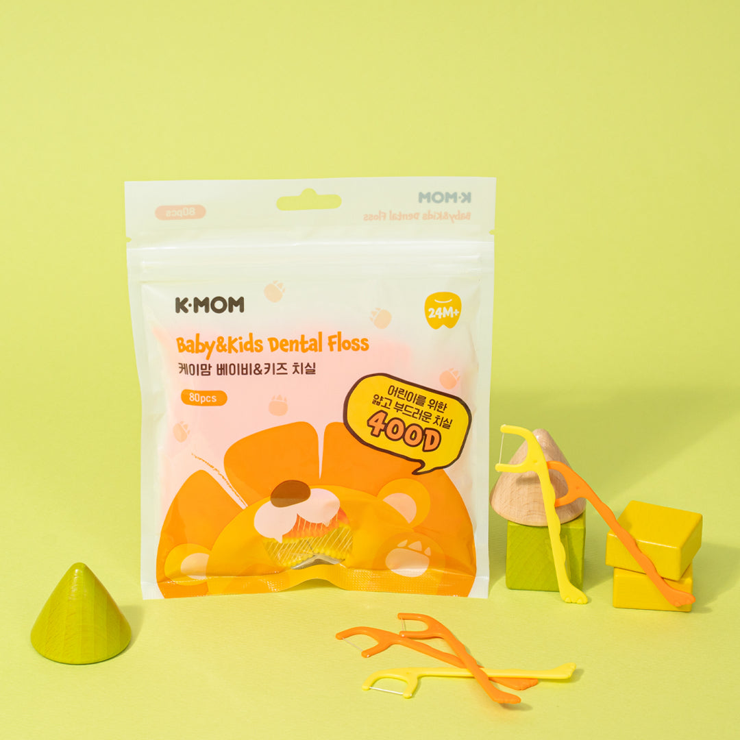 K-Mom Baby & Kids Dental Floss 80Pcs From 2 Years+
