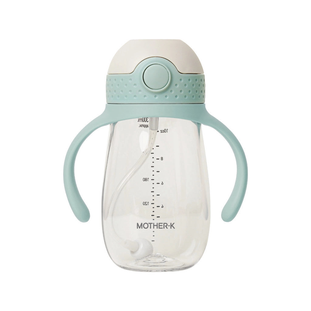 Mother-K Hug Weighted Straw Cup 300Ml Mint
