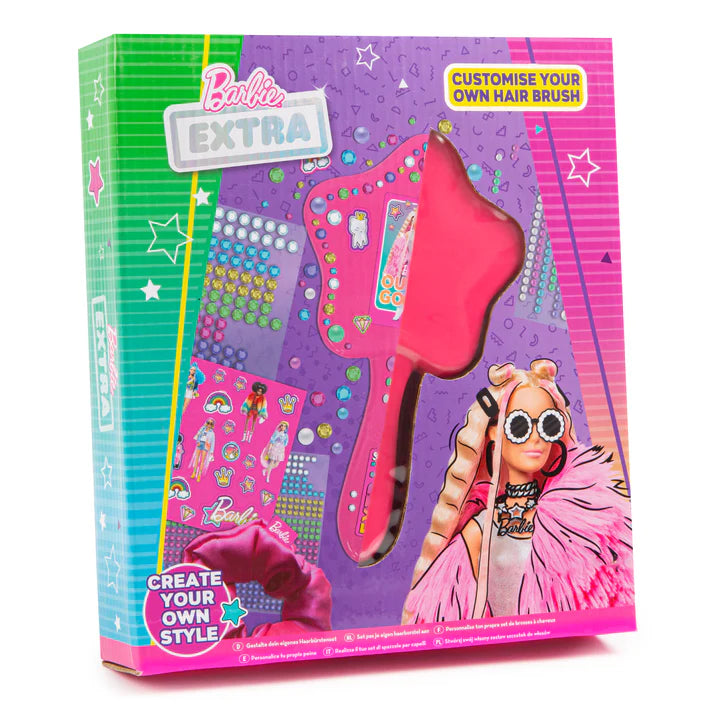 Barbie Extra Customize Your Own Hair Brush Set