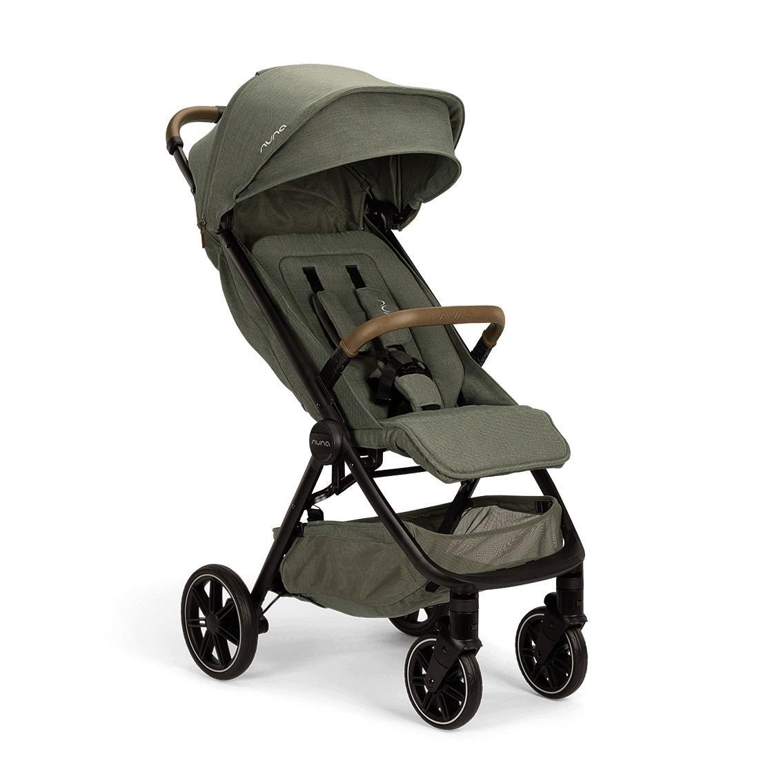 Nuna Trvl Lx Compact Stroller With Raincover & Travel Bag (Pine)