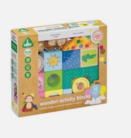 Early Learning Centre Wooden Activity Blocks