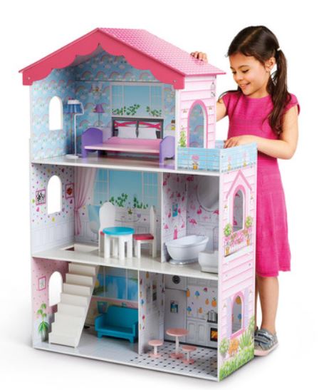 Early Learning Centre Wooden Sparkle Lights Mansion Dolls House