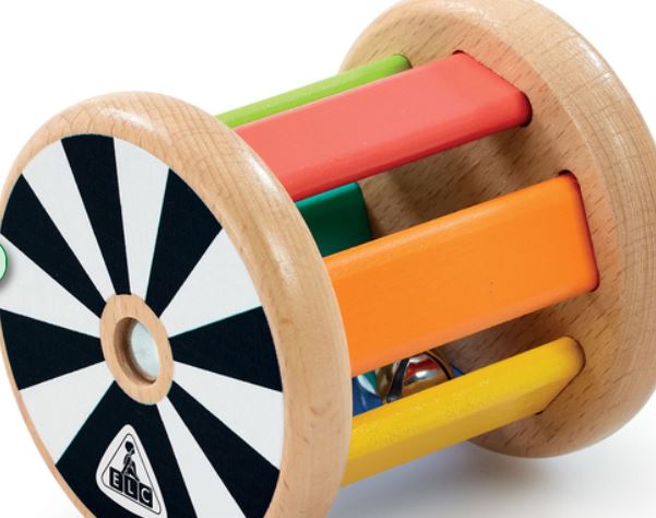 Wooden Jungle & Roll Rattle