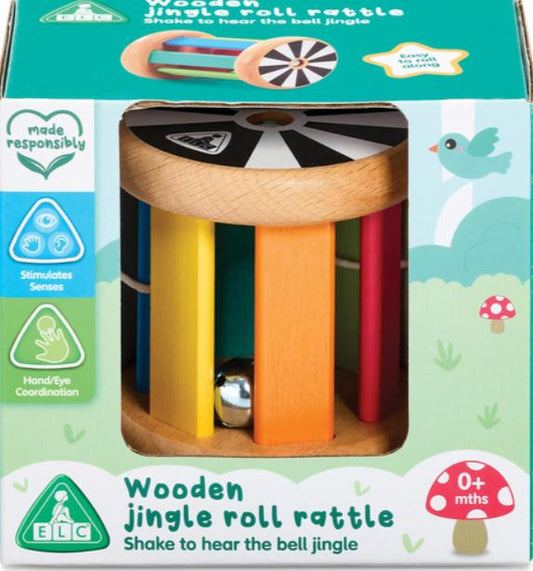 Wooden Jungle & Roll Rattle
