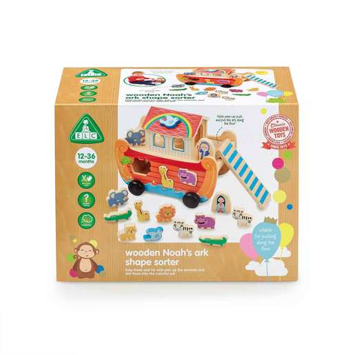 Early Learning Centre Wooden Noah'S Ark Shape Sorter V2
