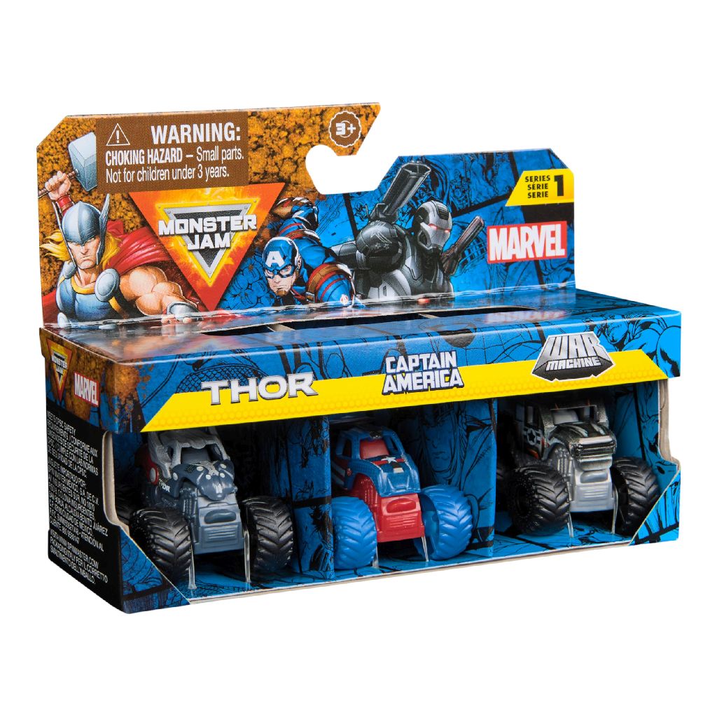 Monster Jam Mini Marvel Bundle