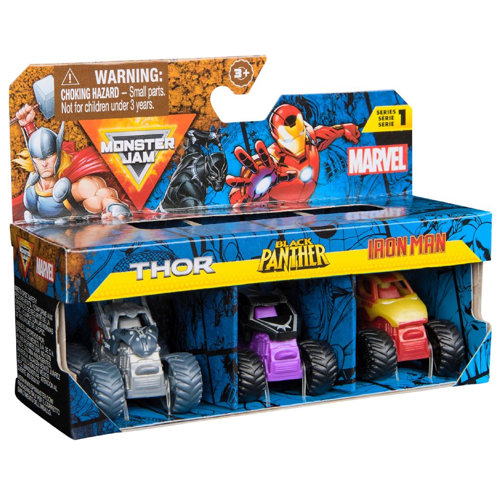 Monster Jam Mini Marvel Bundle