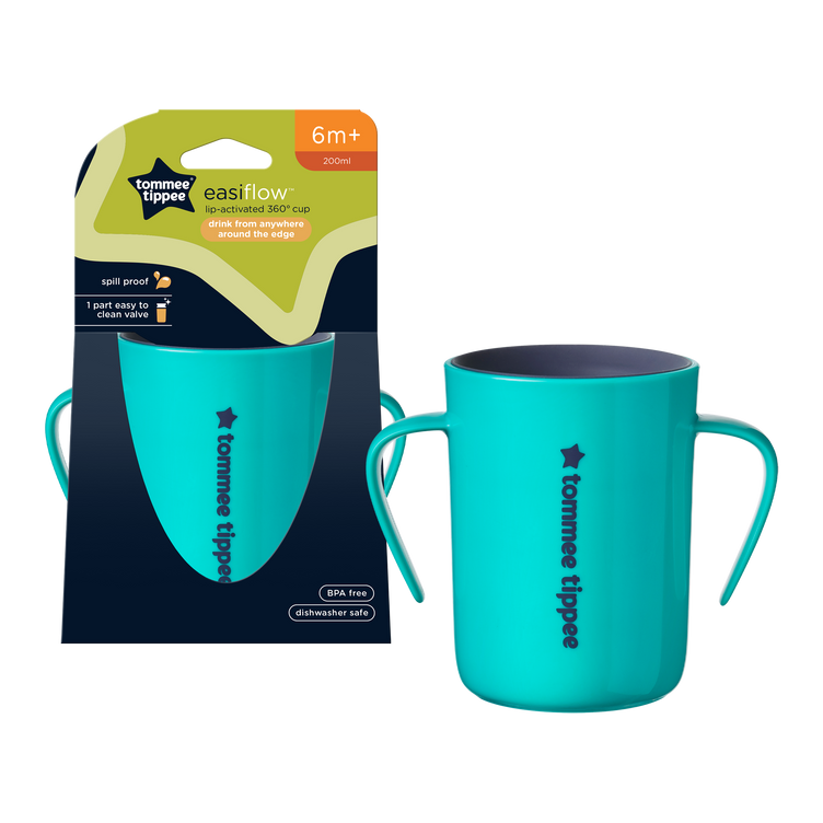 248103 Easiflow 360° Handle Cup (200ml) - Teal