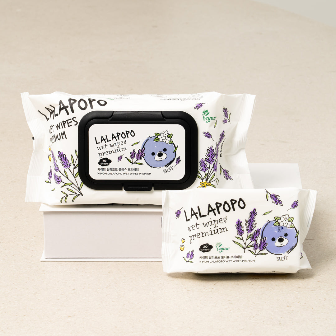 K-Mom Lalapopo Wet Wipes Premium 20Sheets