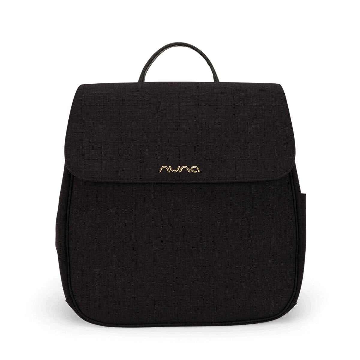 Nuna Diaper Bag With Pad & Bottle Caviar