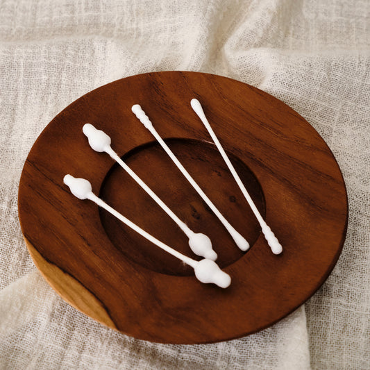 Mother-K Safe Cotton Buds With A Paper Stick 100Pcs