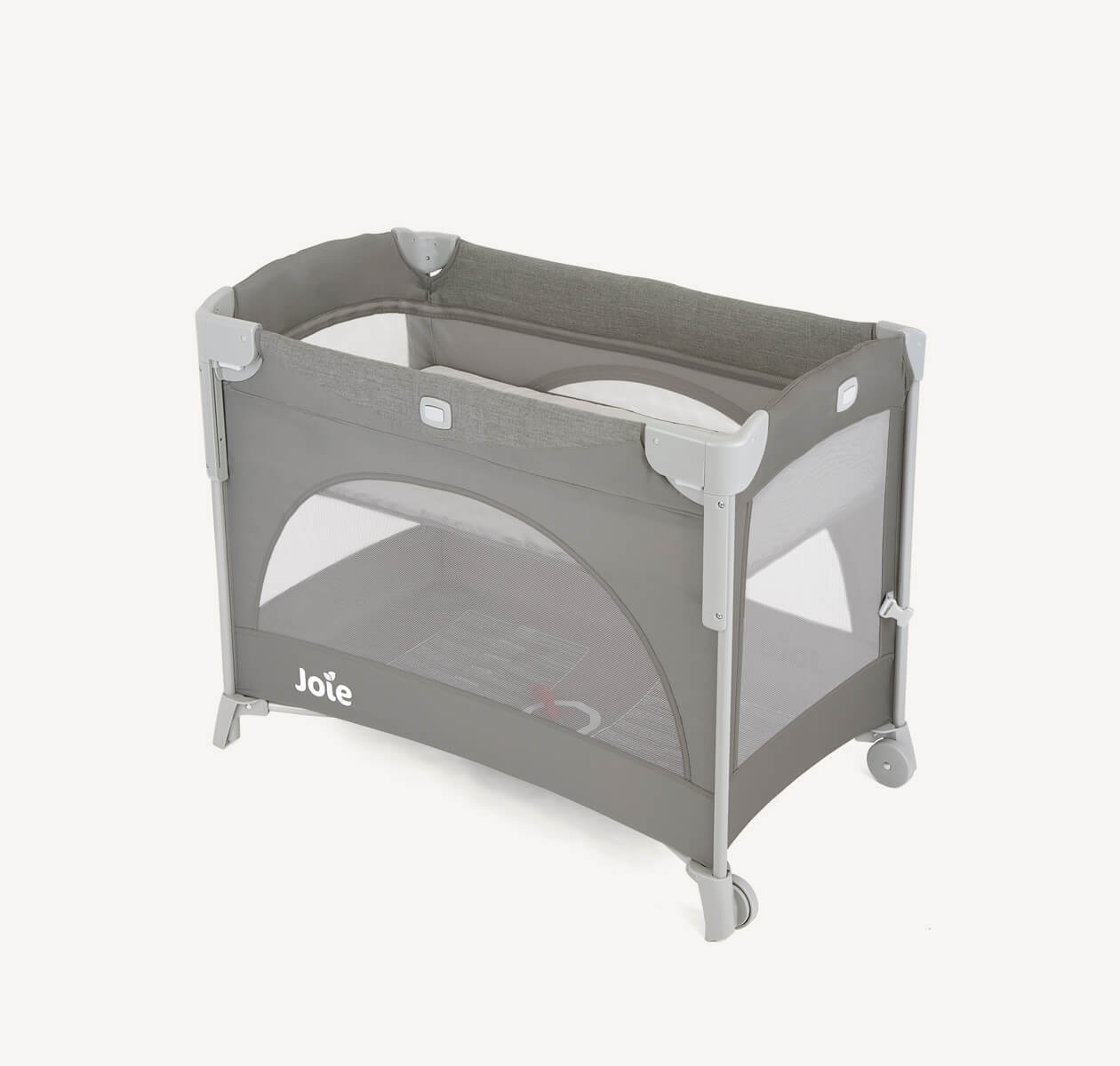 Joie Kubbie Sleep Travel Cot Foggy Grey