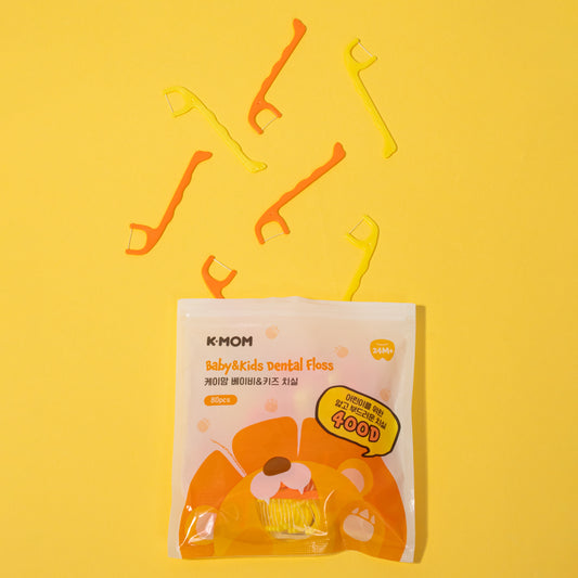 K-Mom Baby & Kids Dental Floss 80Pcs From 2 Years+