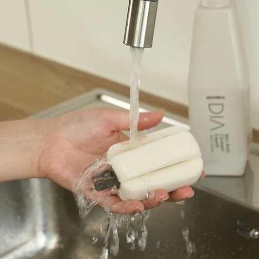 Mother-K Interchangeable Sponge Bottle Brushset Beige