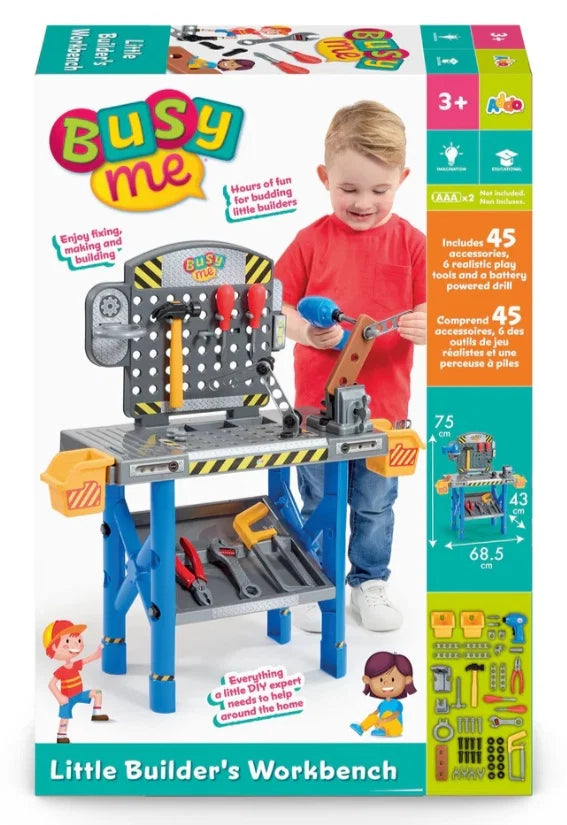 Busy Me Little Builder's Workbench