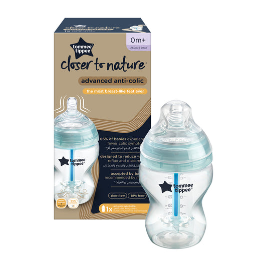 Advanced Anti-Colic Bottle (1pk) with Anti-Colic Vari-Flow Teats (2sets of Teats)