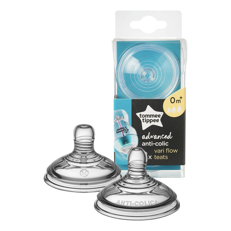 Advanced Anti-Colic Bottle (1pk) with Anti-Colic Vari-Flow Teats (2sets of Teats)
