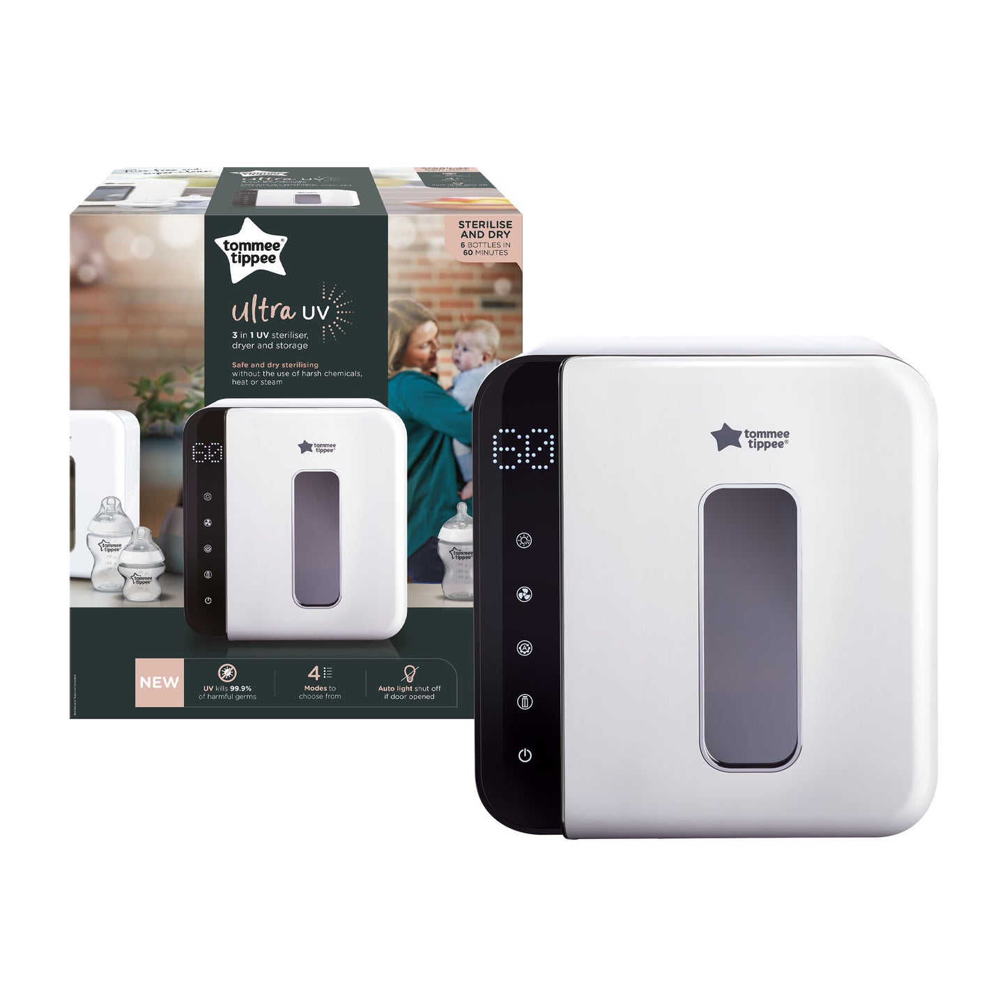 Uv Steriliser & Dryer Black/White