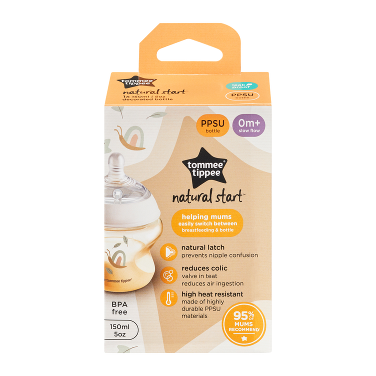 Natural Start Decor Ppsu Bottle 150Ml W/M Teat