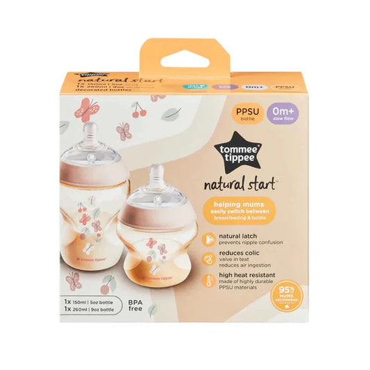 Natural Start Ppsu Bottle Newborn Set - Pink