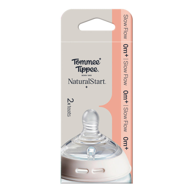 TT Soft Teat Slow flow 2pk-0m +