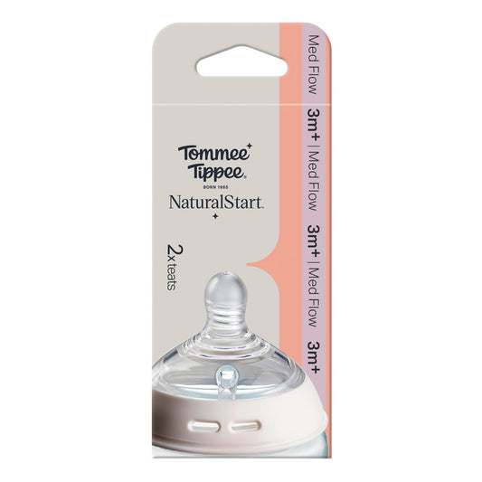 TT Soft Teat Medium flow 2pk-3m +